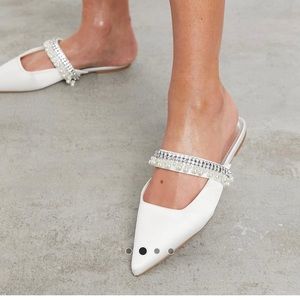 ASOS Bridal Flats Size 9